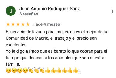 Reseña 1 Cava Mascotas