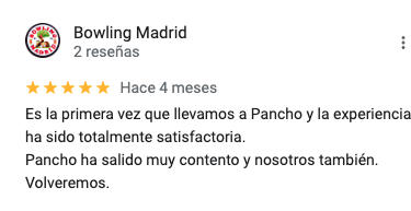Reseña 2 Santo Perro peluqueria Canina