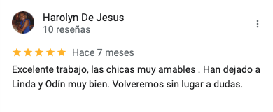 Reseña Peluqueria canina en buenas manos